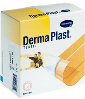 Náplast DermaPlast textile elastic 4cm x 5m