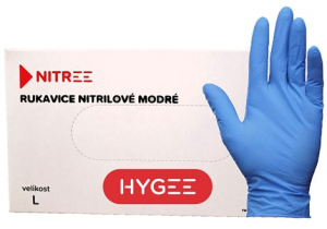 Rukavice Nitree, nitrilové, modré L